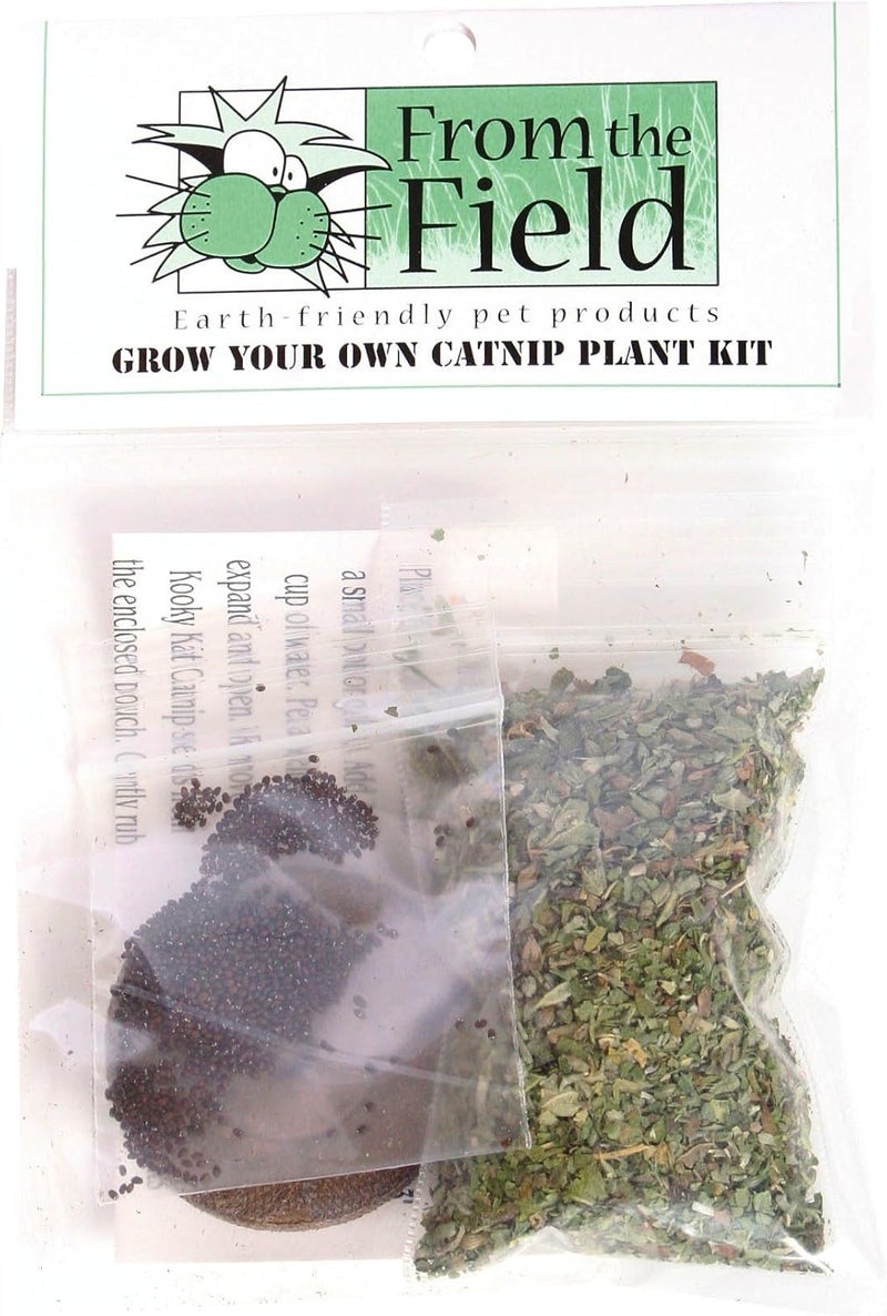 From The Field Grow Your Own Catnip Plant Kit - Complete Gardening Set for Cat Lovers - Image 1
